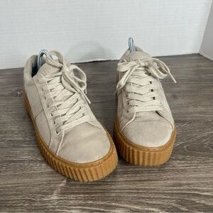 Indigo Rd Women IRCray Neutral Platform Lace Up Sneakers Shoes Size 7.5